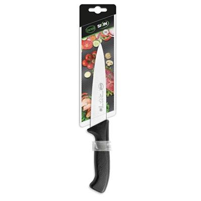 COLTELLO SCANNARE 18 CM SKIN NERO