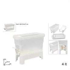 CONTENITORE PLASTICA CON RUBINETTO 4 LT