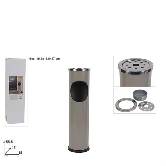 POSACENERE METALLO GRIGIO H. 57,5 CM