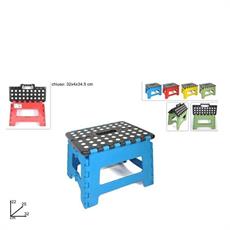 SGABELLO IN PLASTICA RICHIUDIBILE COLORI ASS