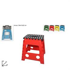 SGABELLO ALTO PLASTICA RICHIUDIBILE 4COL.ASS.