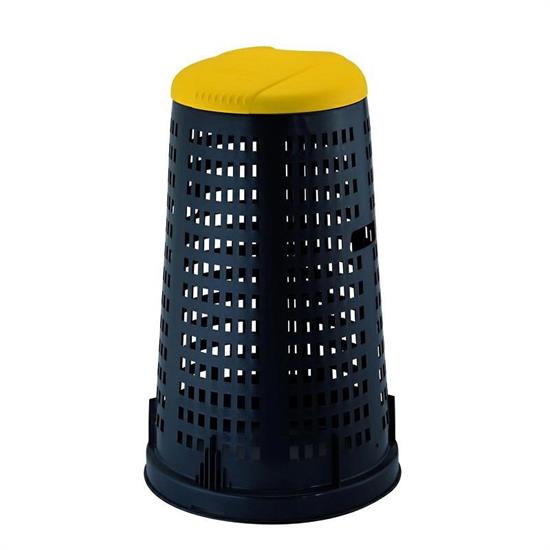 TRESPOLO FUSTO NERO COPERCHIO GIALLO 100 LT