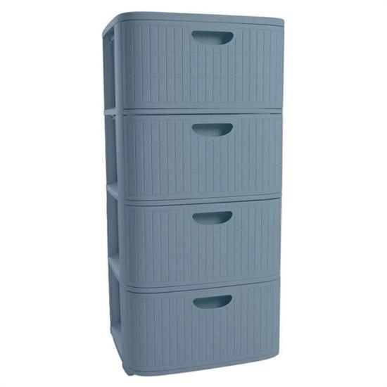 CASSETTIERA DOMUS 4 SMOKY BLUE