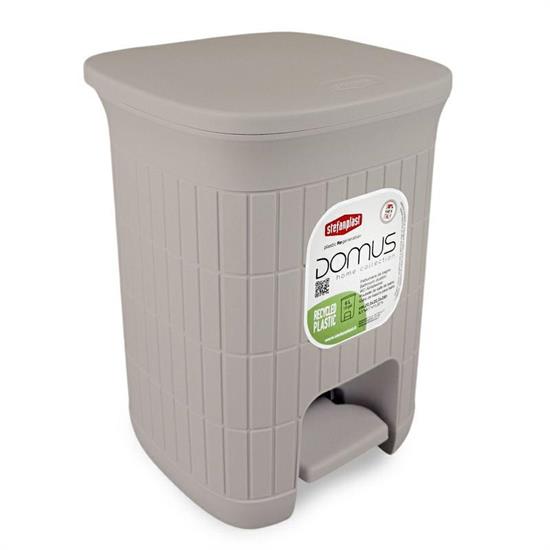 PATTUMIERA DA BAGNO DOMUS 6 LT GREIGE