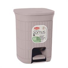 PATTUMIERA DA BAGNO DOMUS 6 LT GREIGE