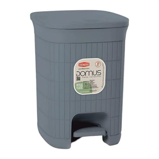 PATTUMIERA DA BAGNO DOMUS 6 LT SMOKY BLUE
