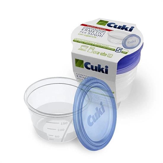 CUKI CONTENITORE ERMETICO SUGHI CONF. 5 PZ