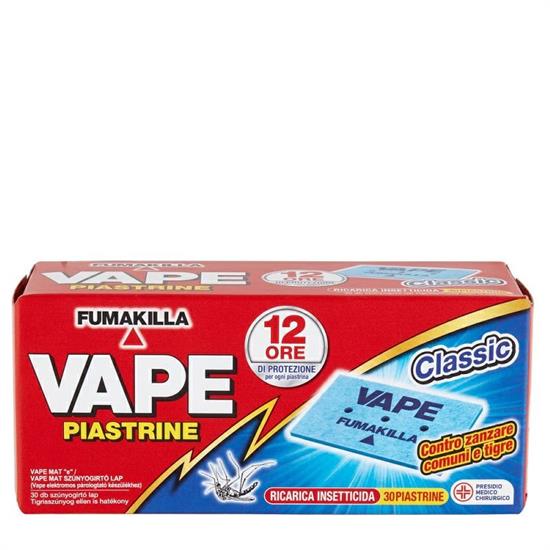 VAPE PIASTRINE CLASSICO/PROFUMATO 30 PZ