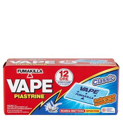 VAPE PIASTRINE CLASSICO/PROFUMATO 30 PZ