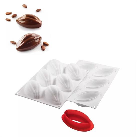 STAMPO SILICONE CACAO 102 X 57 X H 42 MM BIANCO