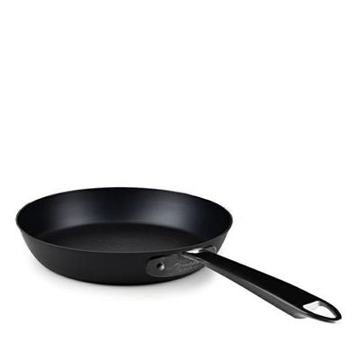 PADELLA FERRO NITRURATO 1 MANICO INOX PVD NERO 24 CM