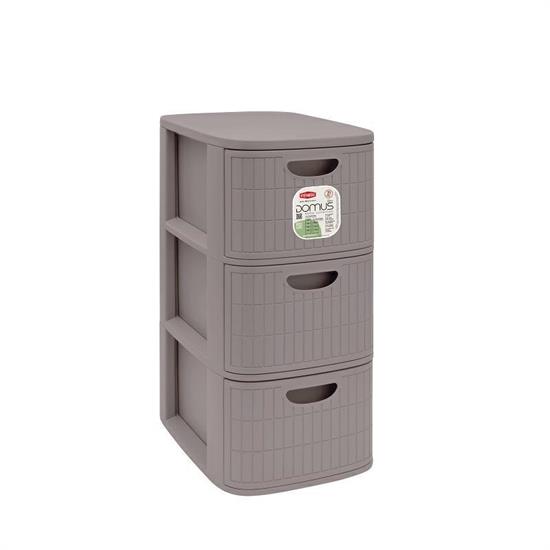 CASSETTIERA DOMUS 3 SLIM GREIGE