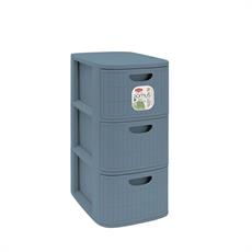 CASSETTIERA DOMUS 3 SLIM SMOKY BLUE