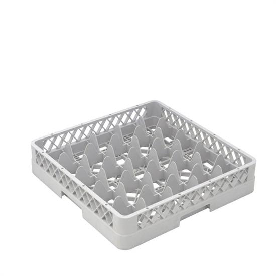 BASE PER LAVASTOVIGLIE 25 SCOMPARTI GRIGIA 50 X 50 CM