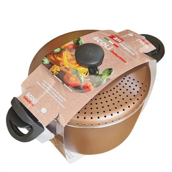 PENTOLA SCOLI' FUOCO&IDEE 22 CM INDUZIONE