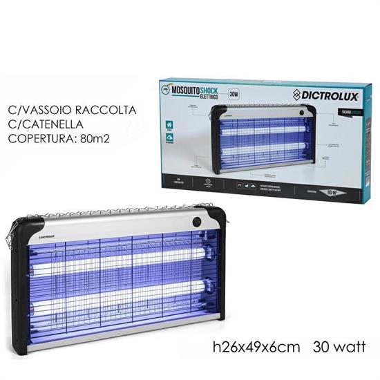 LAMPADA MOSQUITO SHOCK ELETTRICO 30 W