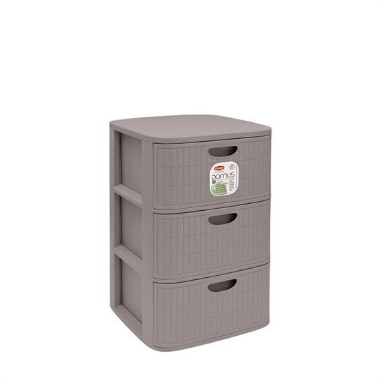 CASSETTIERA DOMUS 3 GREIGE