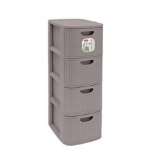 CASSETTIERA DOMUS 4 SLIM GREIGE