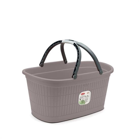 CESTA DOMUS CON MANICI GREIGE