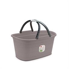 CESTA DOMUS CON MANICI GREIGE