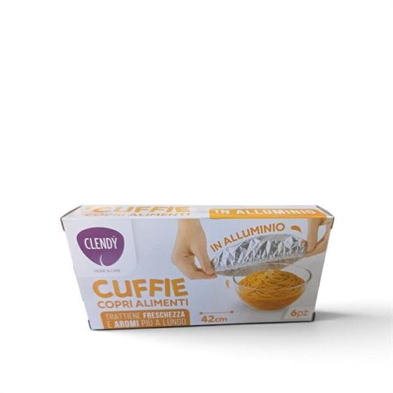 CLENDY CUCINA CUFFIE COPRI ALIMENTI CONF. 6 PZ
