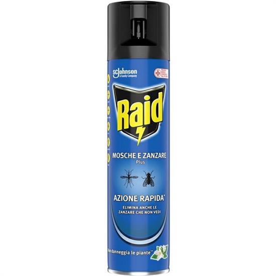 RAID MOSCHE E ZANZARE CLASSICO BLU 400 ML