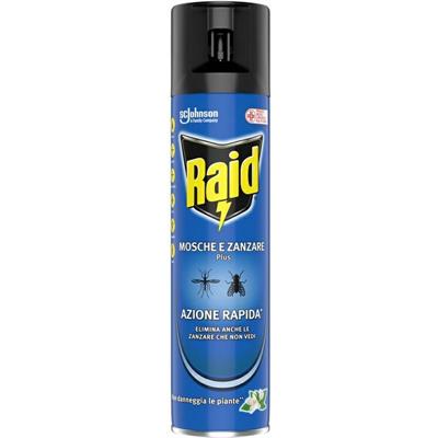RAID MOSCHE E ZANZARE CLASSICO BLU 400 ML
