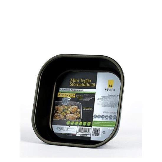 TEGLIA QUADRA SFORNATUTTO 18 X 18 X 5,4 CM AIR FRYER