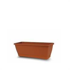 VASO BALCONIERA CAPRI 30 CM CON SOTTOVASO