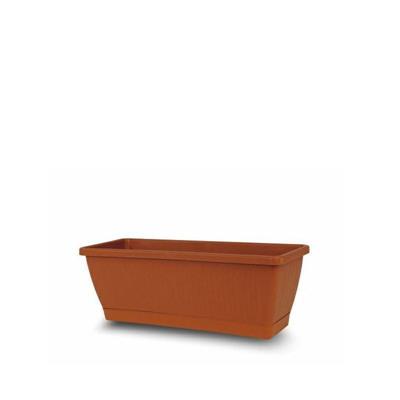 VASO BALCONIERA CAPRI 30 CM CON SOTTOVASO