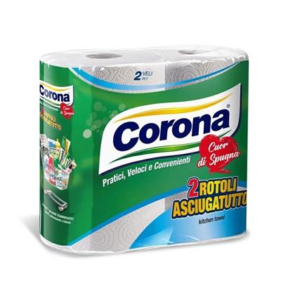 CORONA SCOTTEX 2 ROTOLI CUOR DI SPUGNA