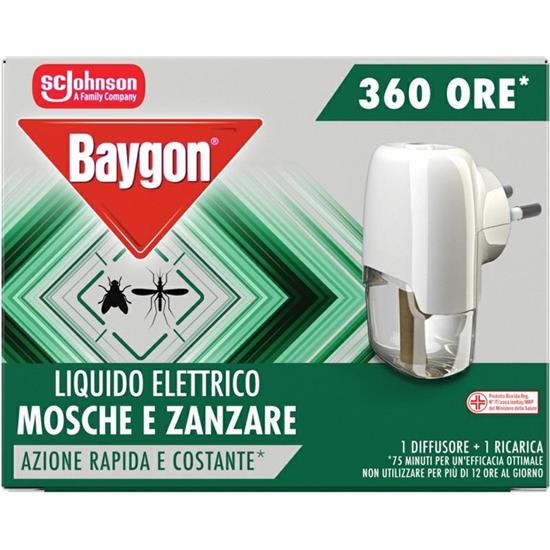 BAYGON LIQUIDO BASE MOSCHE E ZANZARE 360 ORE