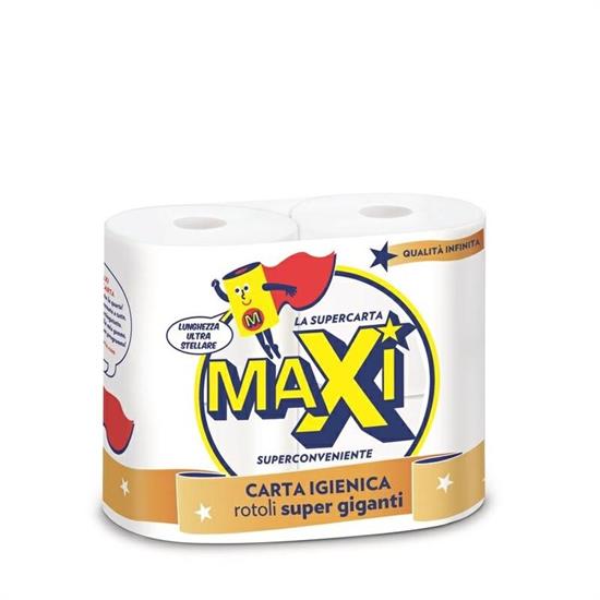 CARTA IGIENICA MAXI 4 ROTOLI 2 VELI GIGANTE