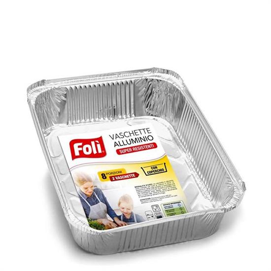 FOLI CONTENITORE 8 PORZIONI CONF. 2PZ