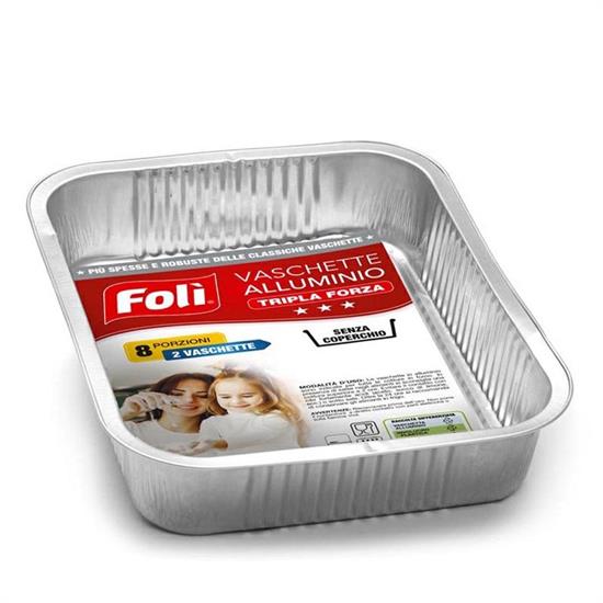 FOLI' VASCHETTA TRIPLA FORZA 12 PORZIONI 1 PZ