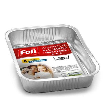 FOLI' VASCHETTA TRIPLA FORZA 12 PORZIONI 1 PZ
