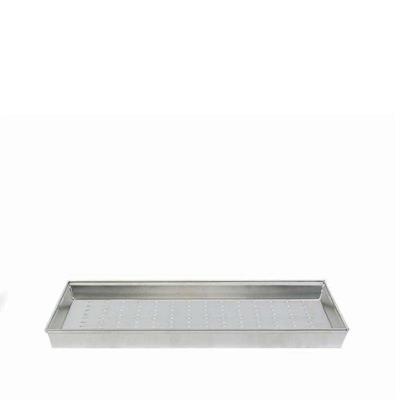 TEGLIA RETTANGOLARE IN LEGA DI ALLUMINIO FORATA 40 X 30 CM
