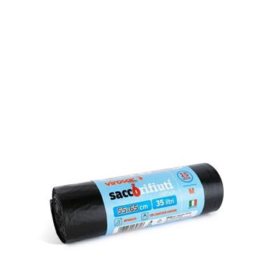 VIROSAC SACCO NERO 55 X 65 CONF. 15 PZ
