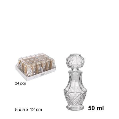 BOTTIGLIA IN VETRO YAKARTA PER LIQUORI 50 ML