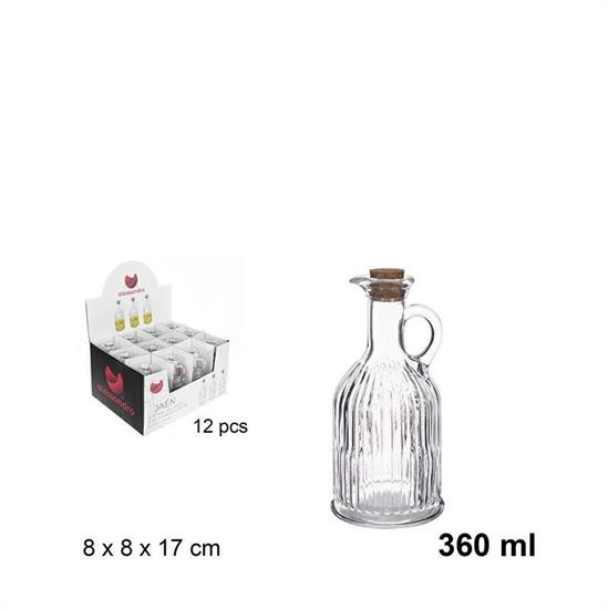 BOTTIGLIA IN VETRO JAEN PER OLIO 360 ML TAPPO SUGHERO