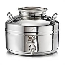BIDONE INOX MODELLO EUROPA 10 LT PREDISPOSIZIONE RUBINETTO