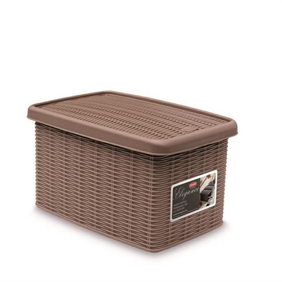 SCATOLA ELEGANCE S CHIUSA 29 X 19 X H16 CM TORTORA