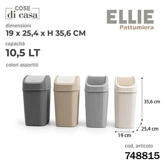 PATTUMIERA ELLIE 10,50 LT COLORI ASS