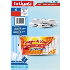 PINZA BUCATO RAGGIO DI SOLE CONF. 12 PZ