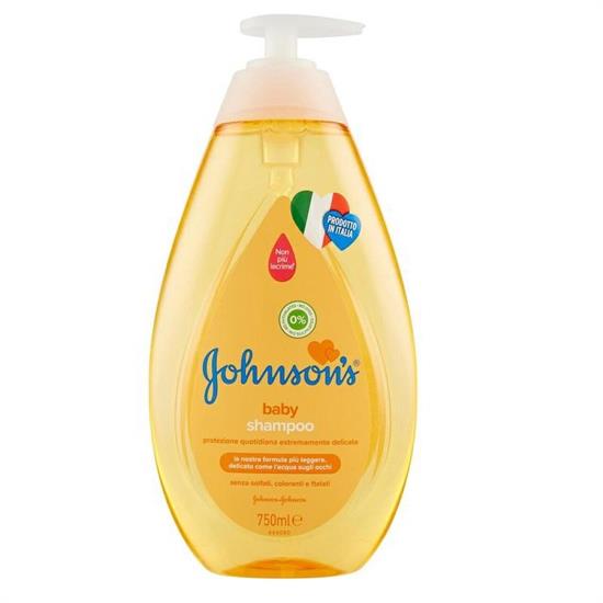 JOHNSONS SHAMPOO BABY 750 ML