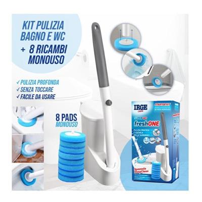 SCOPINO WC CON SPUGNE USA E GETTA