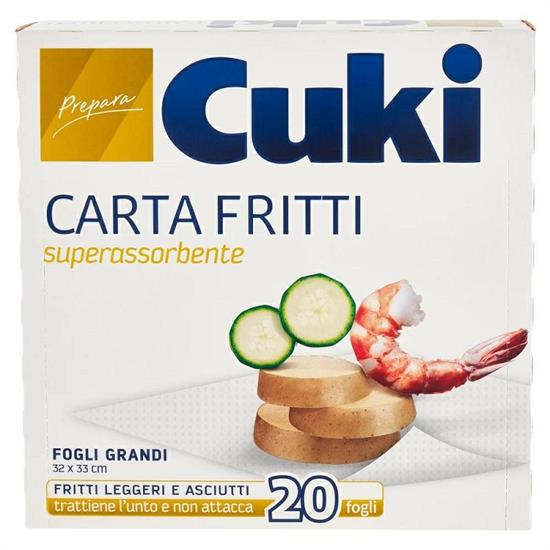 CUKI CARTA FRITTI 20 FOGLI