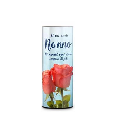 LUMINO ECO CERA D. 8 X H. 19,6 CM 400 GR NONNO