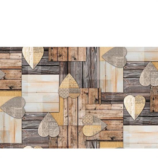 TAPPETO FLOOR 50 X 180 CM TIMBER BEIGE