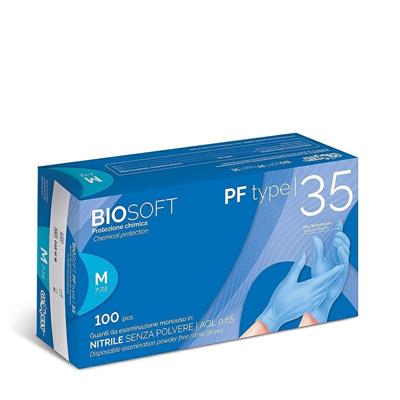 GUANTO DA ESAMINAZIONE IN NITRILE BIOSOFT MIS. M